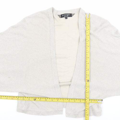 Principles by Ben de Lisi Women's Beige Kimono Sleeve Cardigan S