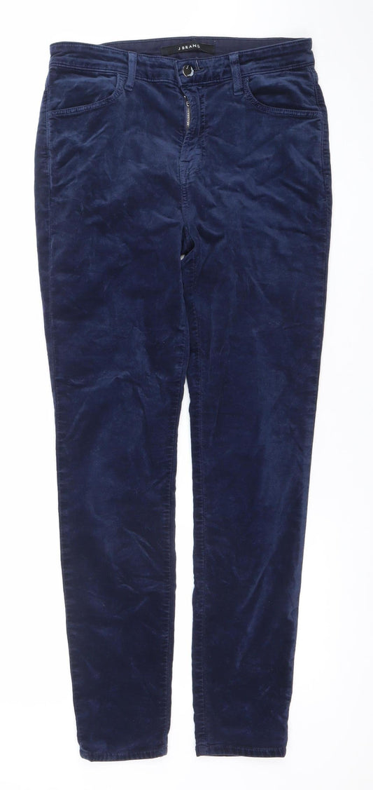 J Brand Women's Blue 27 Slim Fit Corduroy Skinny Jeans