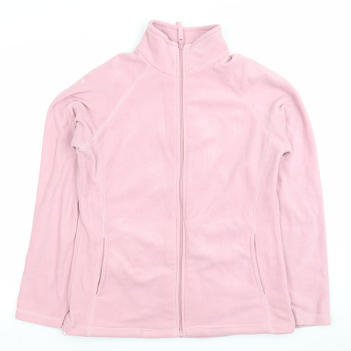 Mountain Warehouse Women's Pink Fleece Full Zip Jacket Size 12