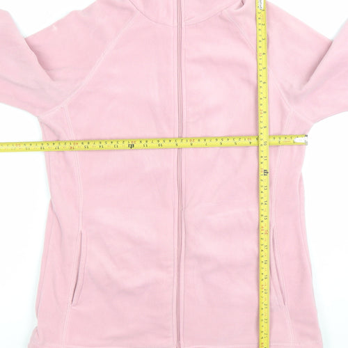 Mountain Warehouse Women's Pink Fleece Full Zip Jacket Size 12