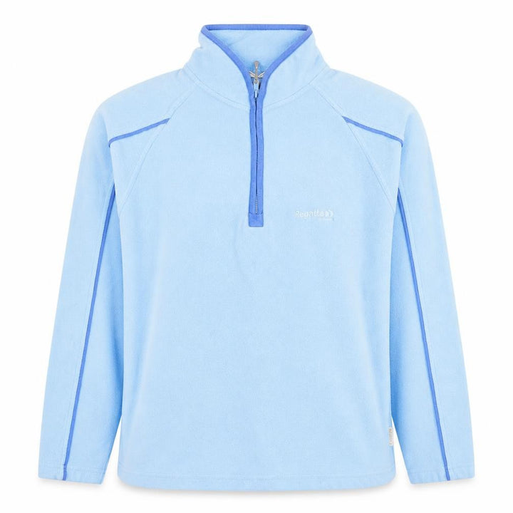 Regatta Women Blue Fleece Pullover Sweatshirt Size M 1/2 Zip Warm Top