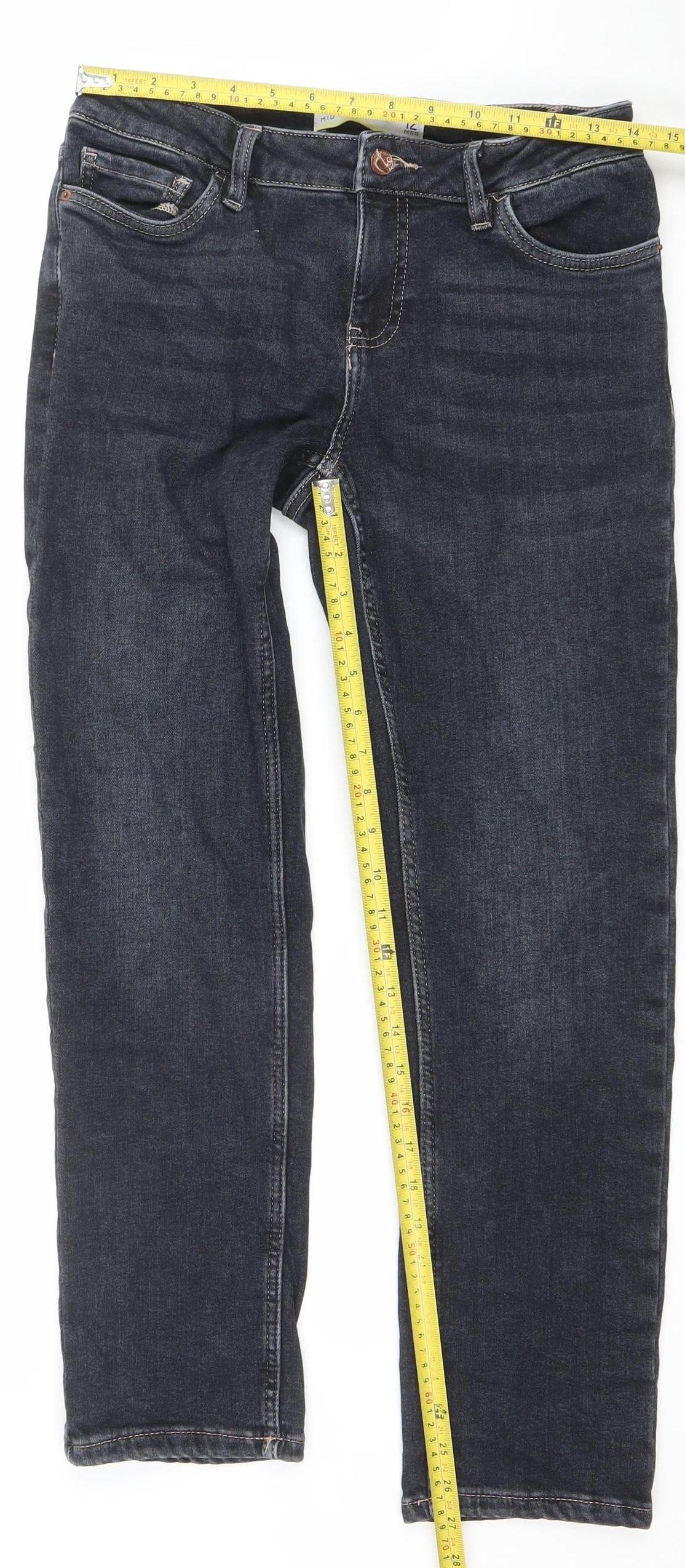 Next Women's Blue Slim Mid Rise Petite Jeans Size 12