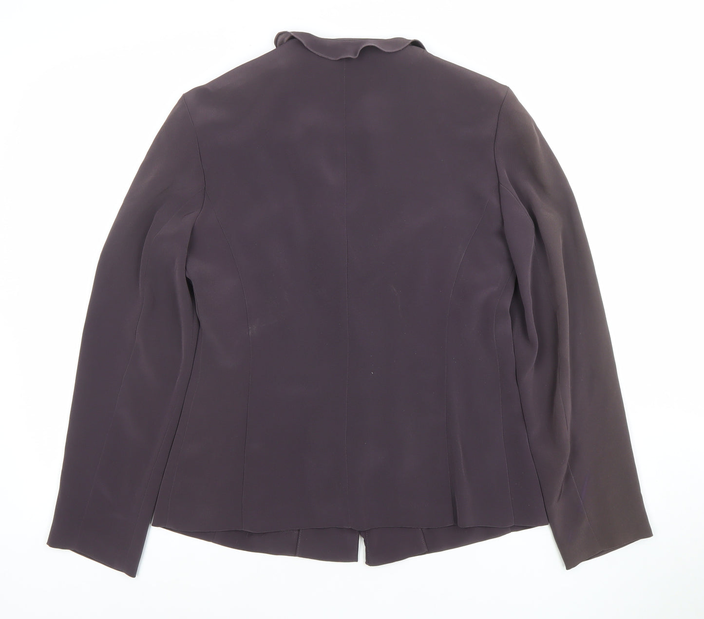 Libra Women's Brown Shawl Collar Suit Jacket Size 10