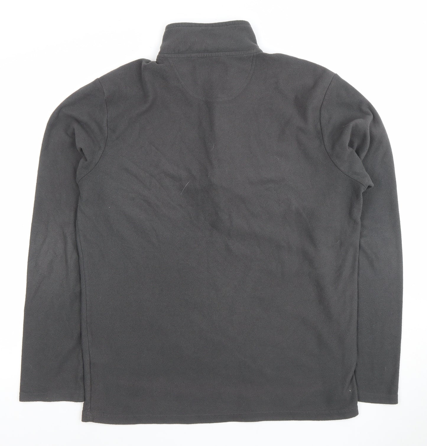 Peter Storm Mens Black Fleece 1/4 Zip Pullover Sweatshirt M