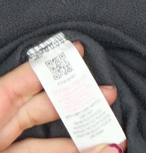 Peter Storm Mens Black Fleece 1/4 Zip Pullover Sweatshirt M