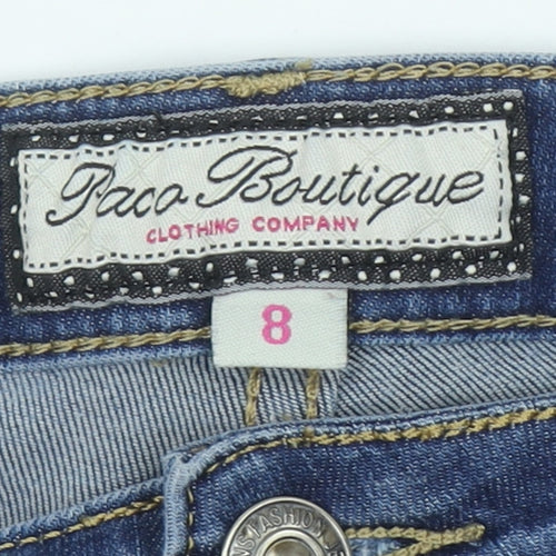 Paco Boutique Women’s Blue Skinny Stretch Jeans Size 8 Slim Fit