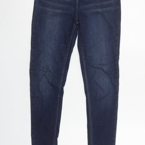 F&F Women's Blue Skinny Jeans Size 10 Regular Fit Denim