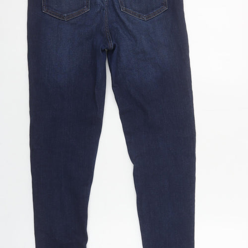 F&F Women's Blue Skinny Jeans Size 10 Regular Fit Denim