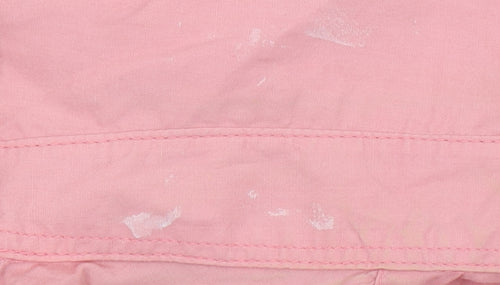French Connection Womens Pink Collared Blouse Size S Casual Cotton Top