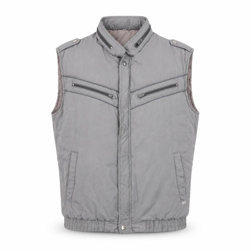 Nico Men’s Grey Padded Bodywarmer Waistcoat Size 44 Regular Fit