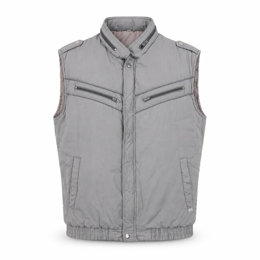 Nico Men’s Grey Padded Bodywarmer Waistcoat Size 44 Regular Fit
