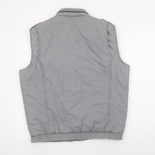 Nico Men’s Grey Padded Bodywarmer Waistcoat Size 44 Regular Fit