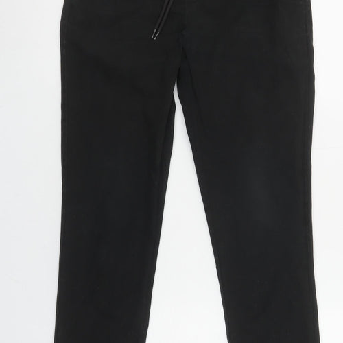 ASOS Women’s Black Cotton Blend Jogger Trousers Size 10 Regular