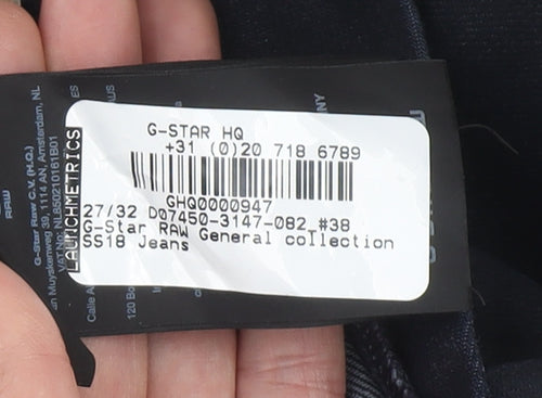 G-Star RAW Women’s Black High Skinny Ankle Jeans Size 10