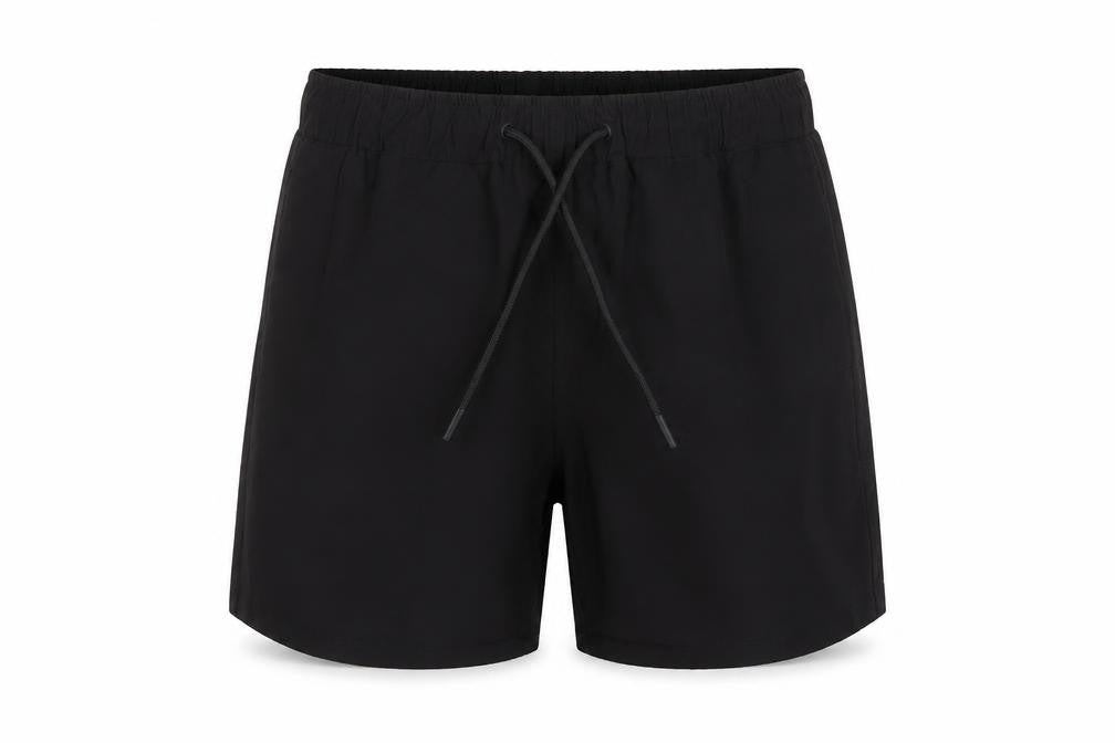 Front view of River Island Women Black 2XS Bermuda Poolside Drawstring Shorts