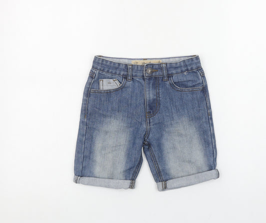 Denim Co. Boys Blue 6-7 Years Regular Fit Denim Chino Shorts