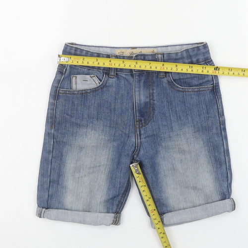 Denim Co. Boys Blue 6-7 Years Regular Fit Denim Chino Shorts