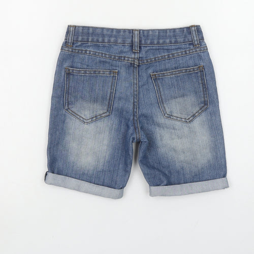 Denim Co. Boys Blue 6-7 Years Regular Fit Denim Chino Shorts