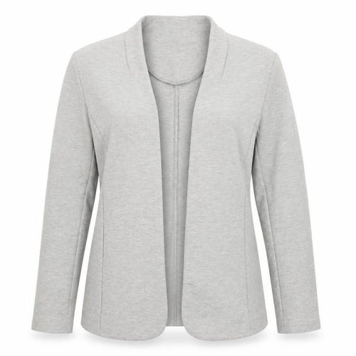 Oliver Bonas Women’s Grey Size 16 Shawl Collar Jersey Blazer