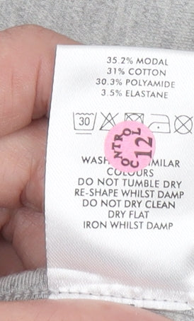 Oliver Bonas Women’s Grey Size 16 Shawl Collar Jersey Blazer