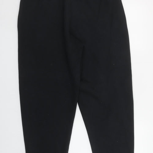 Nike Women's Black Fleece Sweatpants M Regular Fit Logo Joggers
