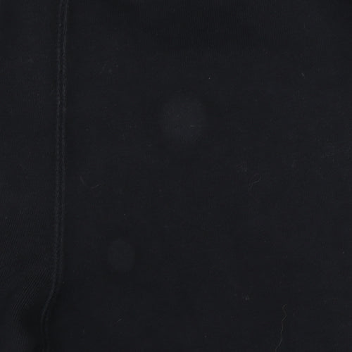 Nike Women's Black Fleece Sweatpants M Regular Fit Logo Joggers