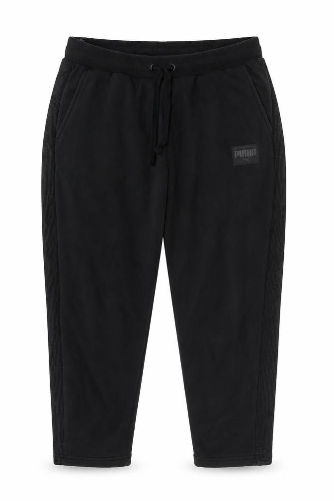 Puma Women’s Black XL Fleece Sweatpants with Logo
