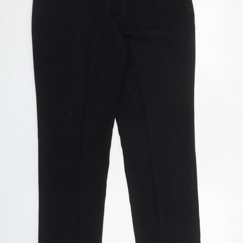 Marks and Spencer Women's Black Size 12 Straight Leg Trousers