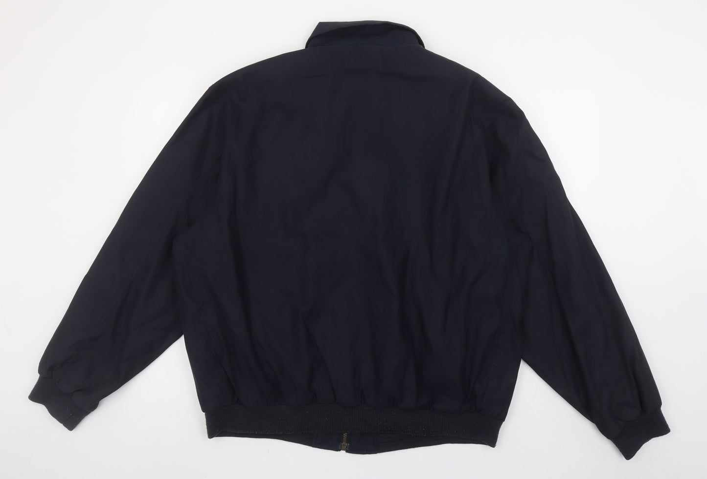 Weatherproof Men's Blue L Bomber Jacket Polyester Nylon