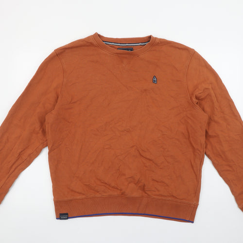 Everton Men's Brown XL Crew Neck Cotton Pullover Sweatshirt