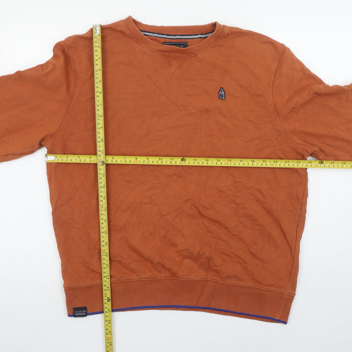 Everton Men's Brown XL Crew Neck Cotton Pullover Sweatshirt