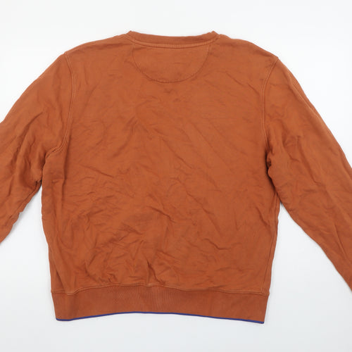 Everton Men's Brown XL Crew Neck Cotton Pullover Sweatshirt