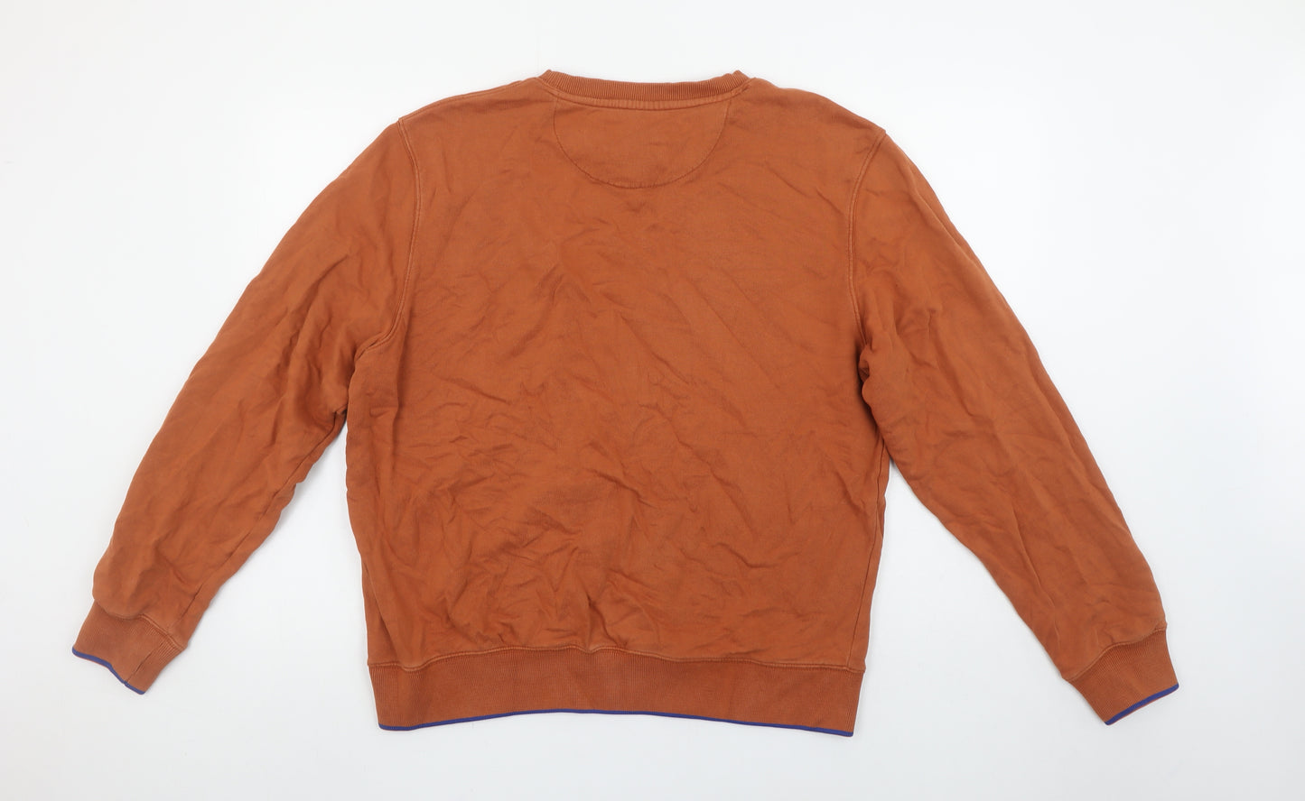 Everton Men's Brown XL Crew Neck Cotton Pullover Sweatshirt