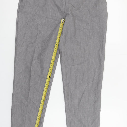 Dorothy Perkins Women’s Grey Slim Tapered Work Trousers UK 8