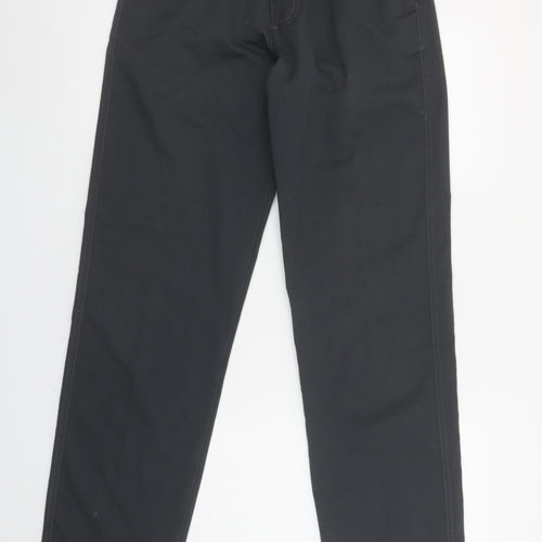 Big Star Men's Black Chino Trousers Size 28 x 32 Regular Fit