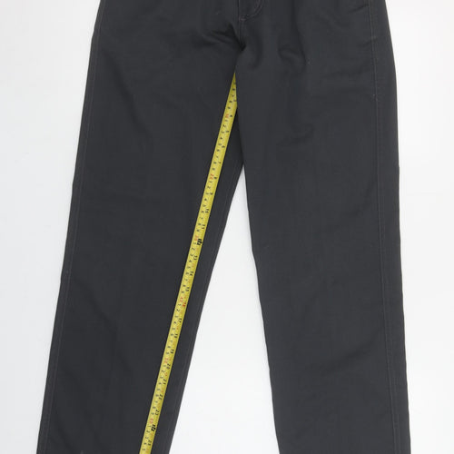 Big Star Men's Black Chino Trousers Size 28 x 32 Regular Fit