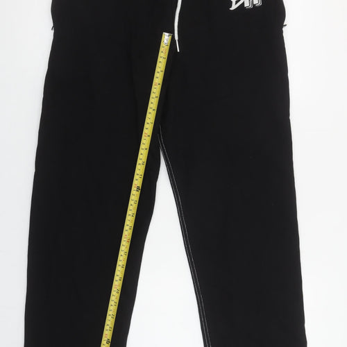 BH Women’s Black Jogger Sweatpants M Elastic Waist Casual Trousers