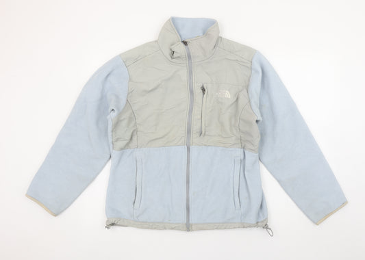 The North Face Womens Grey Fleece Softshell Jacket Size L