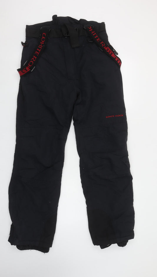 White Rock Mens Black Waterproof Snow Pants M Windproof Trousers