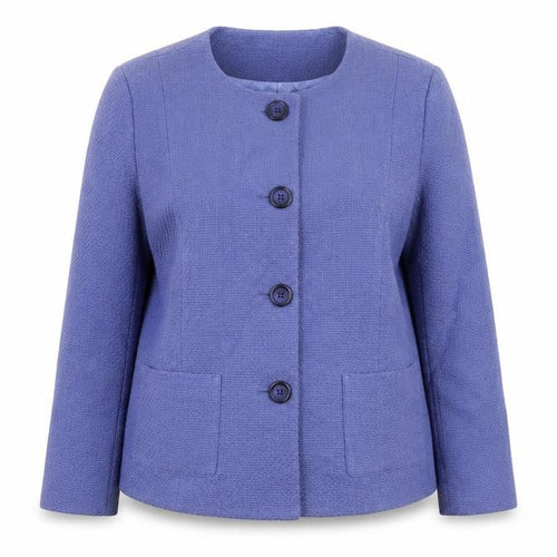 Cotswold Collections Women Purple Size 18 Classic Woven Blazer Jacket