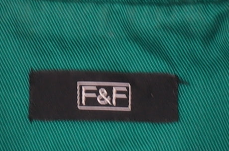 F&F Women’s Green Trench Coat Size 8 Belted Mid-Length Classic Style