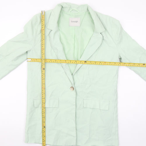 George Women’s Sage Green Single Breasted Blazer Size 8