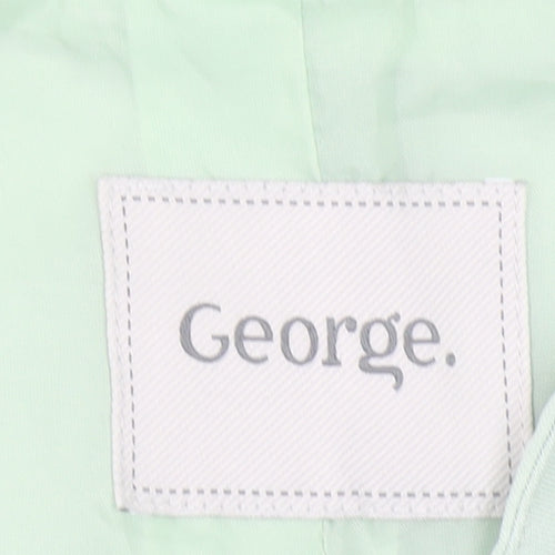 George Women’s Sage Green Single Breasted Blazer Size 8