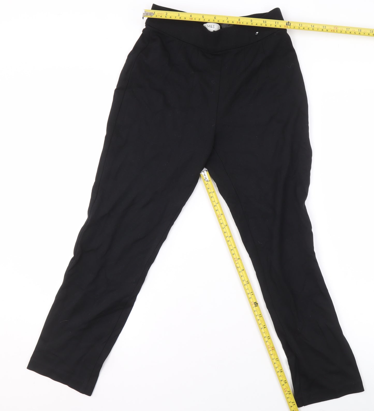 Marks and Spencer Women’s Black Ankle Leggings Size 8 Short