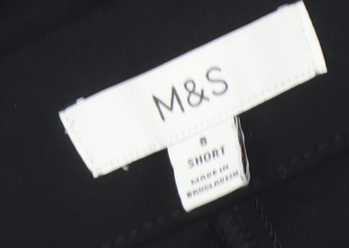 Marks and Spencer Women’s Black Ankle Leggings Size 8 Short