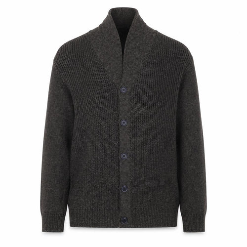 David Jones Women Brown Wool Blend Slim Fit Cardigan L