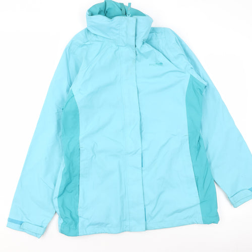 Regatta Women's Blue Waterproof Hooded Rain Jacket UK 14