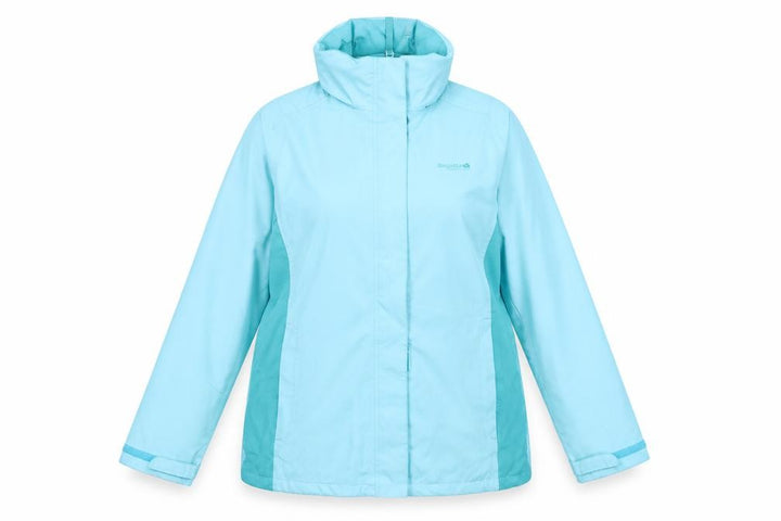 Regatta Women's Blue Waterproof Hooded Rain Jacket UK 14