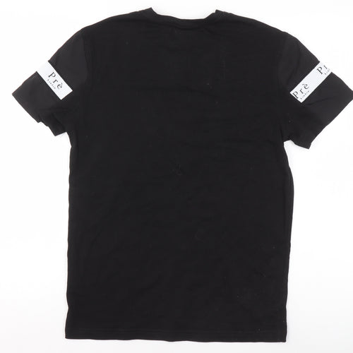 Prè London Black XS Unisex Short Sleeve Cotton T-Shirt