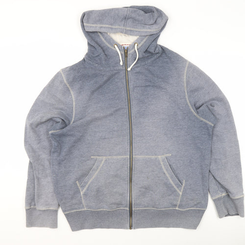 Peter Storm Mens Grey XL Full Zip Hooded Basic Jacket